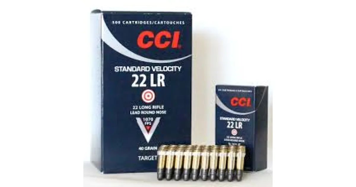 Balas calibre 22 lr CCI modelo standar velocity