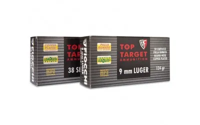 Balas fiocchi calibre 9 corto o 380 auto 95 grs