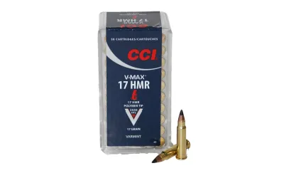 Balas CCI - 17 HMR - 17 grs - V-Max Balas CCI - 17 HMR - 17 grs - V-Max