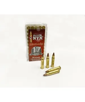 Balas Hornady - 17 HMR - 15,5 grs - Punta Plástico NTX Balas Hornady - 17 HMR - 15,5 grs - Punta Plástico NTX