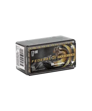 Balas Federal Hornady V-Max - 17 HMR - 17 grs - Punta Plástico