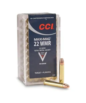 Balas calibre 22 lr CCI modelo Maxi magnum