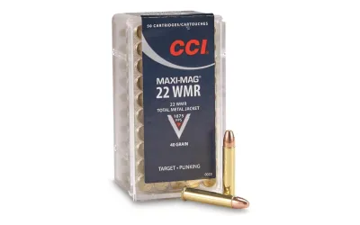 Balas calibre 22 lr CCI modelo Maxi magnum