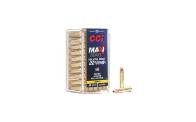 Balas calibre 22 WMR CCI modelo Maxi magnum JHP