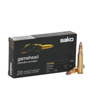 Balas Sako Gamehead - 222 Rem - 50 grs - Soft Point