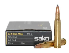 Balas Sako Gamehead - 222 Rem. Magnum - 55 grs - Soft Point