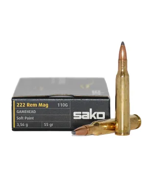 Balas Sako Gamehead - 222 Rem. Mag- 55 grs - Soft Point