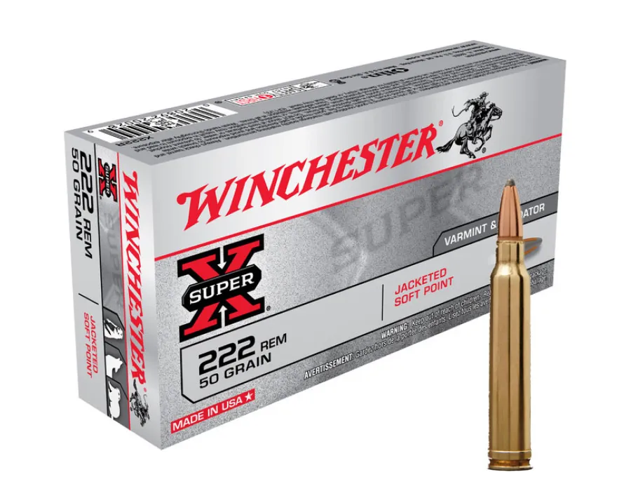 Balas Winchester Super X - 222 Rem - 50 grs - Powerpoint