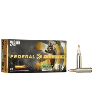 Balas Federal Sierra GameKing- 243 Win - 100 grs - Soft Point