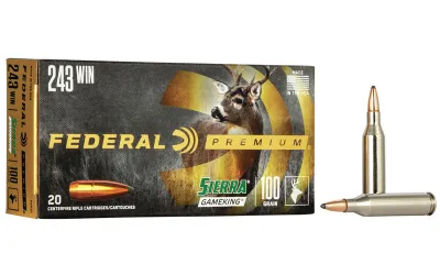 Balas Federal Sierra GameKing- 243 Win - 100 grs - Soft Point