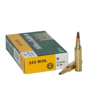 Balas Sellier & Bellot - 243 Win - 100 grs - Soft Point Balas Sellier & Bellot - 243 Win - 100 grs - Soft Point
