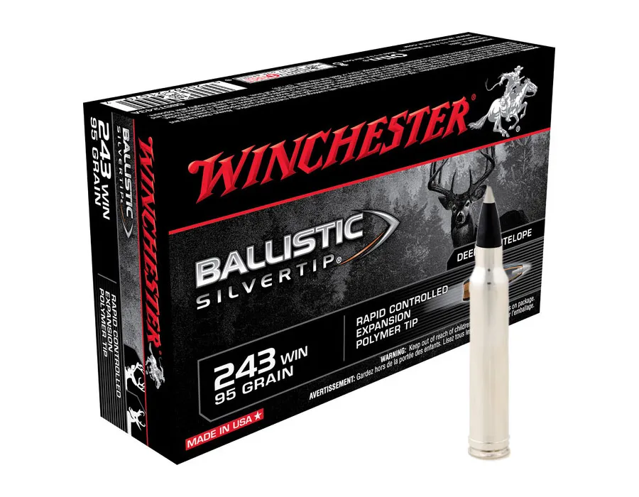 Balas Winchester Supreme Silvertip - 243 Win - 95 grs