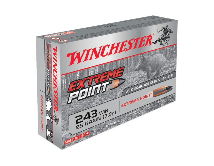 Balas Winchester Extreme Point - 243 Win - 95 grs
