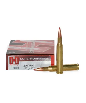 Balas Hornady Superformance - 270 Win - 130 grs - SST Balas Hornady Superformance - 270 Win - 130 grs - SST