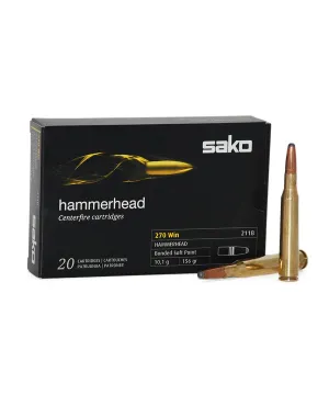 Balas Sako Hammerhead - 270 Win - 156 grs - Bonded Soft Point Balas Sako Hammerhead - 270 Win - 156 grs - Bonded Soft Point