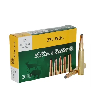 Balas Sellier & Bellot - 270 Win - 150 grs - Soft Point Balas Sellier & Bellot - 270 Win - 150 grs - Soft Point