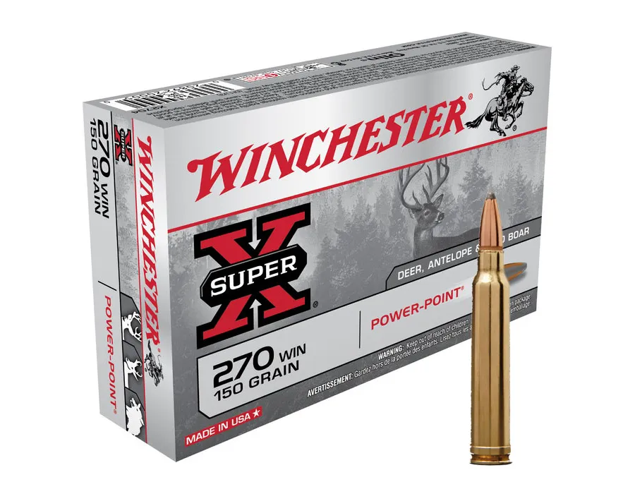 Balas Winchester Super X - 270 Win - 150 grs - Powerpoint 