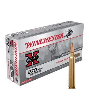 Balas Winchester Super X - 270 WSM - 150 grs - Powerpoint Balas Winchester Super X - 270 WSM - 150 grs - Powerpoint