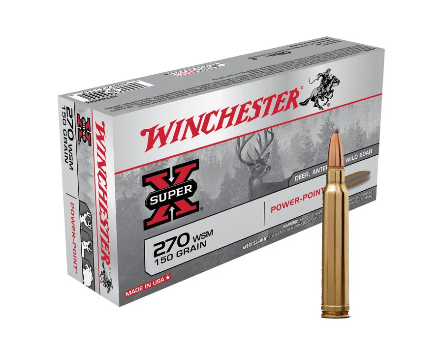 Balas Winchester Super X - 270 WSM - 150 grs - Powerpoint