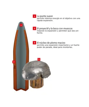 Balas Winchester Super X - 270 WSM - 150 grs - Powerpoint Balas Winchester Super X - 270 WSM - 150 grs - Powerpoint