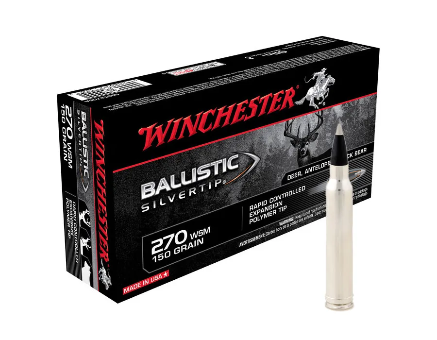 Balas Winchester Supreme Silvertip - 270 WSM - 130 grs