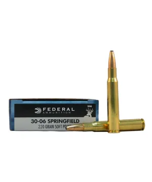 Balas Federal Classic - 30.06 - 220 grs - Soft Point