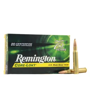 Balas Remington Core Lokt - 30.06 - 180 grs - Punta PSP