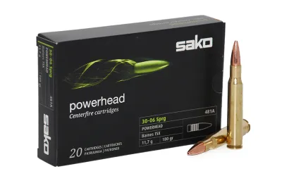 Balas Sako Powerhead Barnes - 30.06 - 180 grs - Soft Point