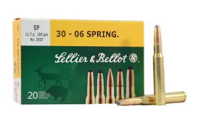 Balas Sellier & Bellot - 30.06 - 180 grs - Soft Point Balas Sellier & Bellot - 30.06 - 180 grs - Soft Point