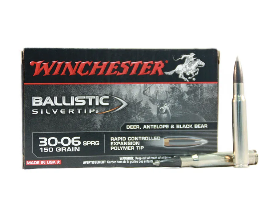 Balas Winchester Ballistic Silvertip - 30.06 - 150 grs