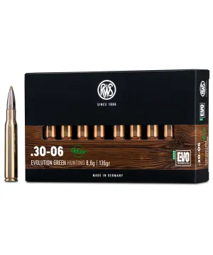 Balas rws 30.06 evo green 136 grs