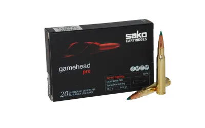 Balas Sako Gamehead Pro - 30.06 - 165 grs - Punta Polímero
