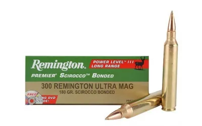 Balas Remington Scirocco - 300 Ultra Mag - 180 grs (Level III)