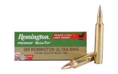 Balas Remington Accutip - 300 Ultra Mag - 150 grs (Level I)
