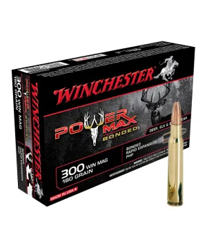 Balas Winchester PowerMax Bonded - 300 Win Mag - 180 grs