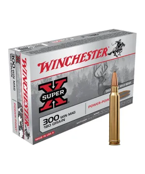 Balas Winchester Super X - 300 Win Mag - 180 grs - Powerpoint 