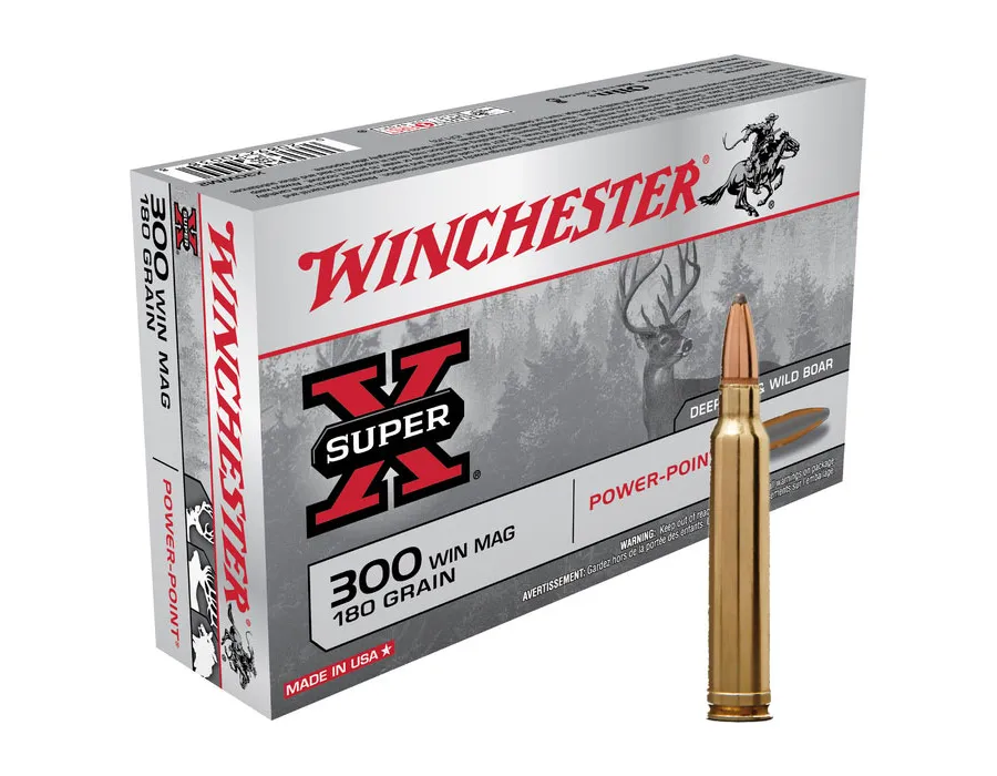 Balas Winchester Super X - 300 Win Mag - 180 grs - Powerpoint 