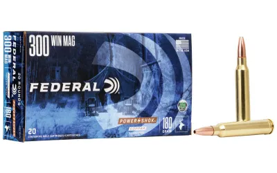 Balas Federal Power- Shok - 300 Win Mag - 180 grs - Soft Point