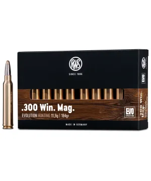 Balas RWS EVO (Evolution) - 300 win mag - 184 grs - Power Bonded