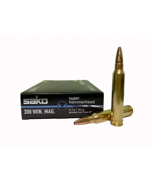 Balas Sako Super Hammerhead - 300 Win Mag - 180 grs - Soft Point