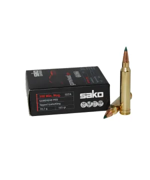 Balas Sako Gamehead Pro - 300 Win. Mag - 165 grs - Punta Polímero 