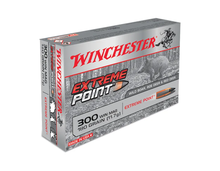 Balas Winchester Extreme Point - 300 Win Mag - 180 grs