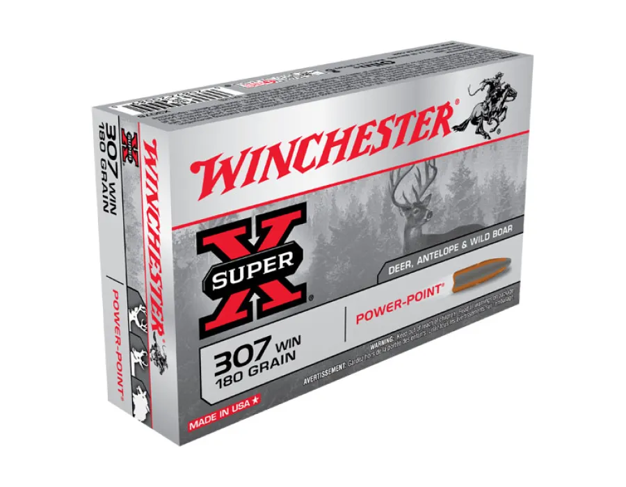 Balas Winchester Super X - 307 Win - 180 grs - Powerpoint