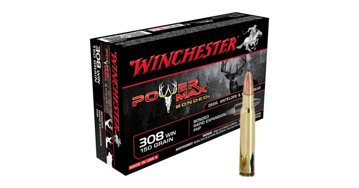 Balas Winchester PowerMax Bonded 308 Win 150 grs