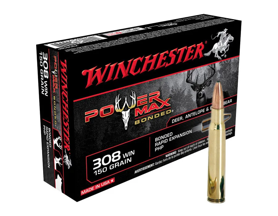Balas Winchester PowerMax Bonded - 308 Win - 150 grs