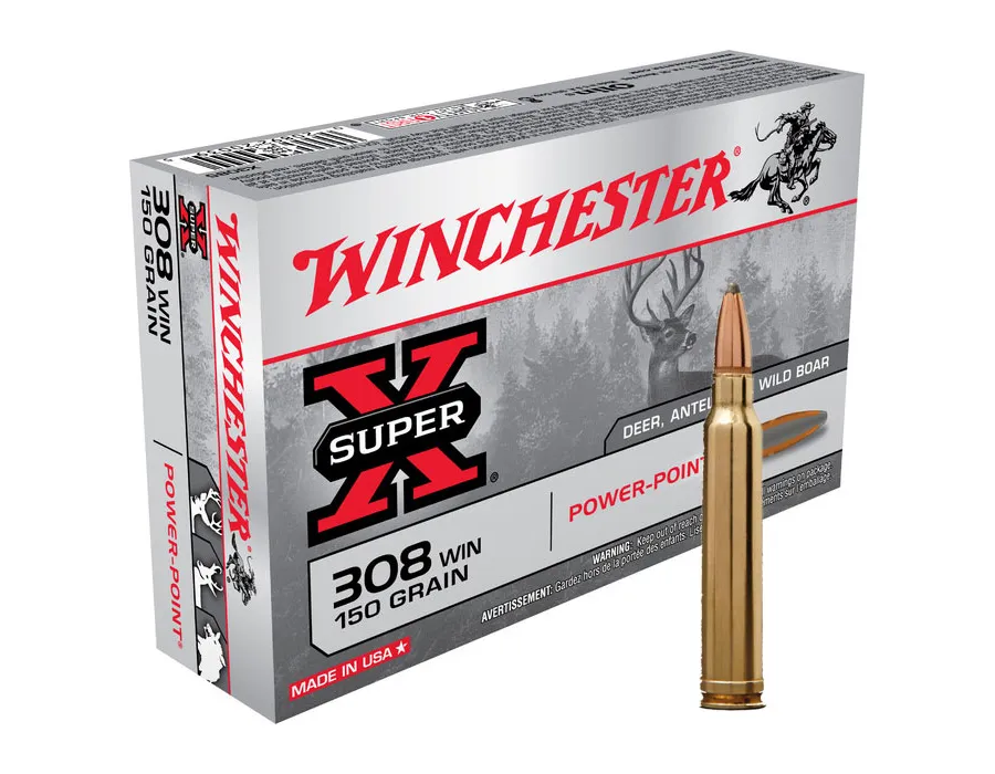 Balas Winchester Super X - 308 Win - 150 grs - Powerpoint