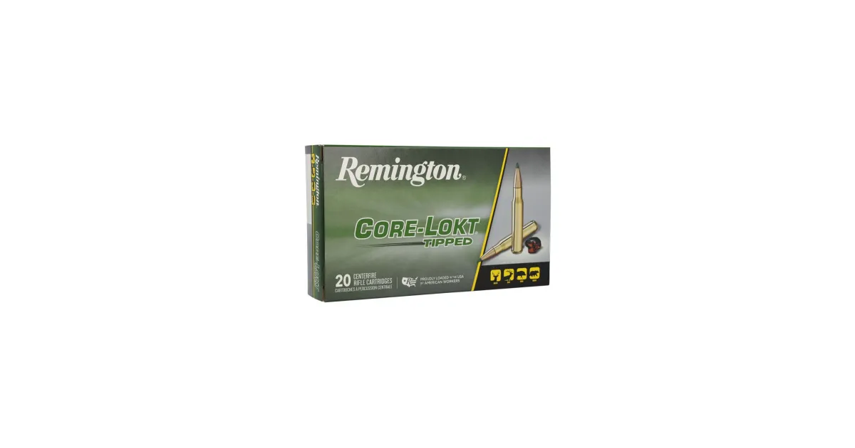 Balas Remington Core Lokt Tipped 65 Creedmor 129 Grs 