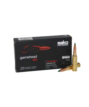 Balas Sako Gamehead Pro - 6.5 Creedmoor - 140 grs - Punta Polímero