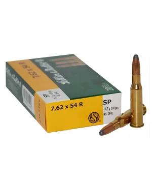 Balas Sellier & Bellot - 7,62 x 54 R - 180 grs - Soft Point Balas Sellier & Bellot - 7,62 x 54 R - 180 grs - Soft Point