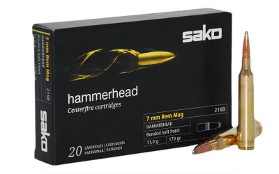 Balas Sako Hammerhead - 7 mm Rem Mag - 170 grs - Soft point Balas Sako Hammerhead - 7 mm Rem Mag - 170 grs - Soft point